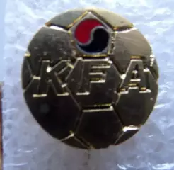 Футбол. Знак Федерация футбола Южная Корея (игла)
