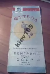 СССР (2 сборная) - Венгрия (2 сборная) 1955
