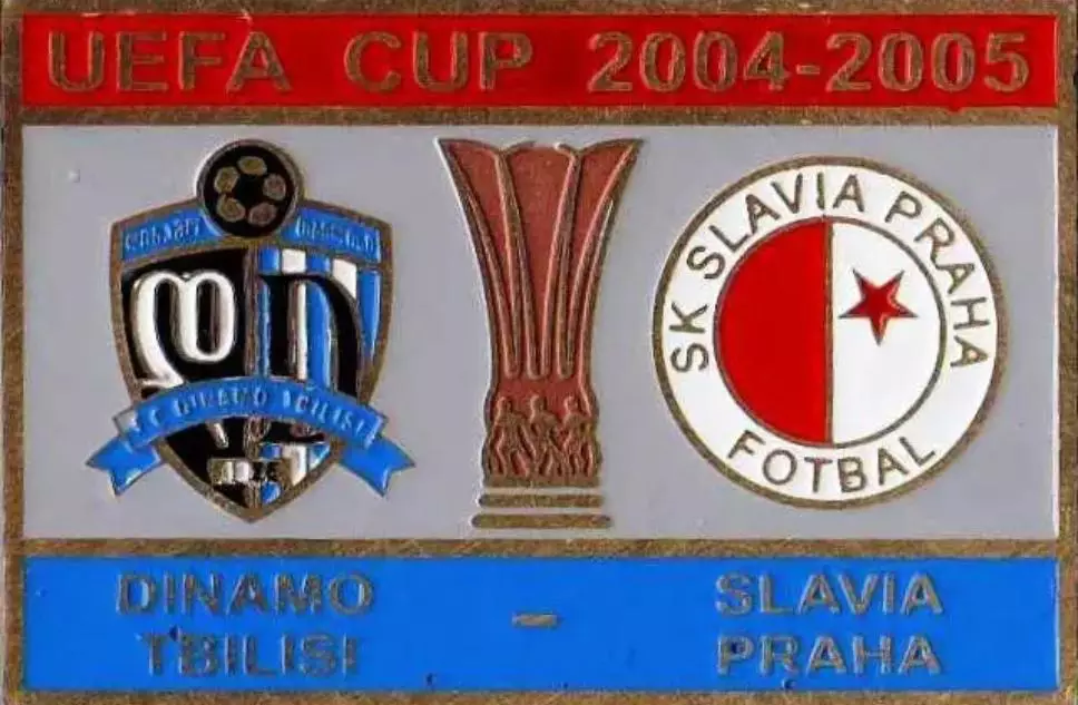 Знак Динамо Тбилиси - Славия Чехия 2004-2005