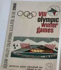Хоккей. Программа Олимпийские Игры 1960 СССР - Финляндия