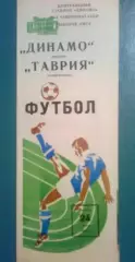 Динамо Москва - Таврия Симферополь 1981