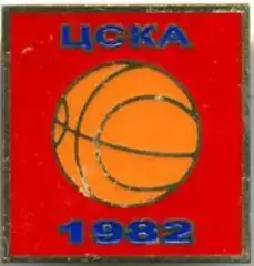Знак. Баскетбол. ЦСКА Москва Чемпион СССР 1982