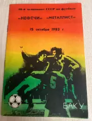 Нефтчи Баку - Металлист Харьков 1983