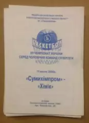 Баскетбол. Сумыхимпром Сумы - Химик Южный 2005-2006