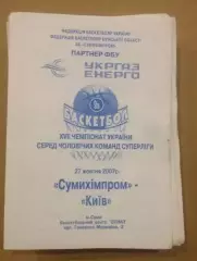 Баскетбол. Сумыхимпром Сумы - БК Киев 2007-2008
