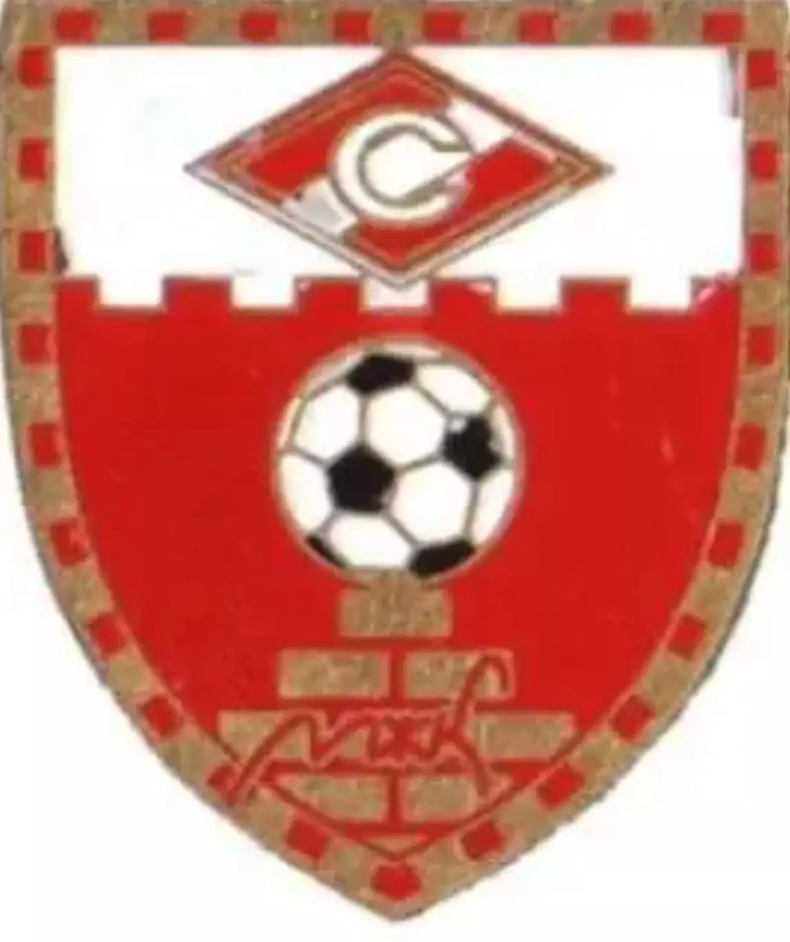 Футбол. Знак СПАРТАК-МЖК РЯЗАНЬ