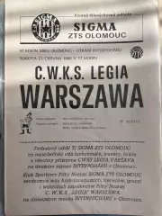 Сигма ЧССР Чехия - Легия Варшава Польша 1986-1987