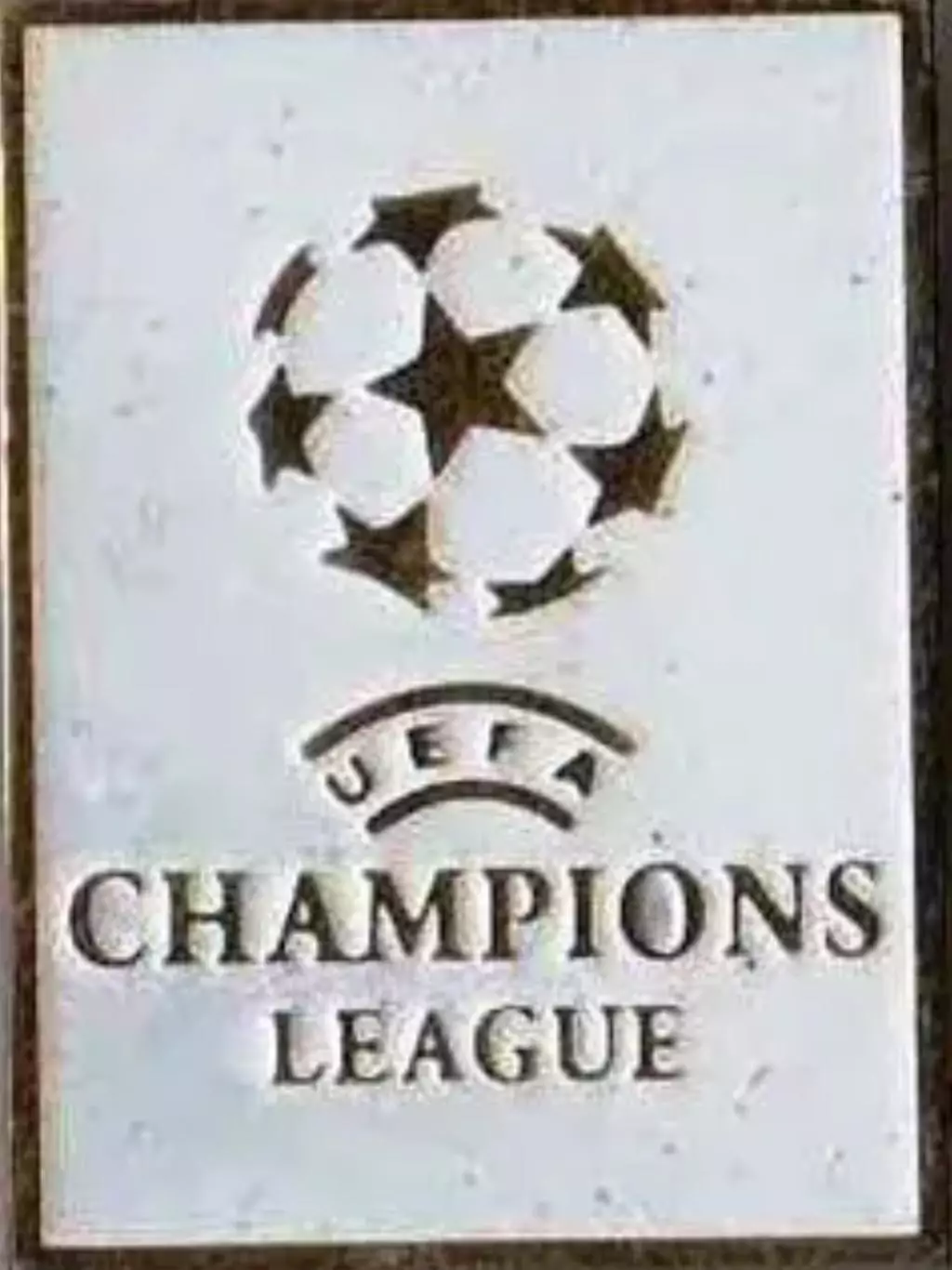 футбол. Знак Лига Чемпионов