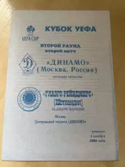 Динамо Москва - Рейнджерс Шотландия 2001-2002 #3