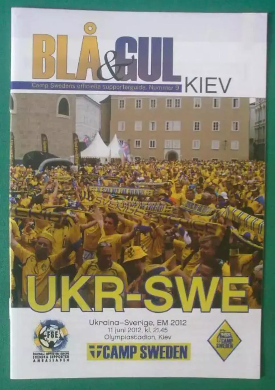 Швеция - Украина 2012 ЕВРО (Шведское издание)