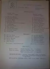 пресс-лист Динамо Киев - Шахтер Донецк 1985