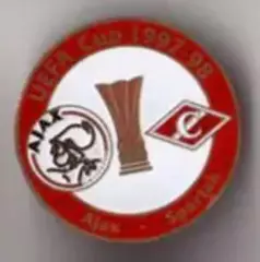 Знак футбол. Аякс - Спартак Москва 1997-1998