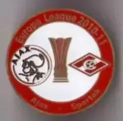 Знак футбол. Аякс - Спартак Москва 2010-2011
