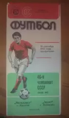 Металлист Харьков - Зенит Ленинград 1983