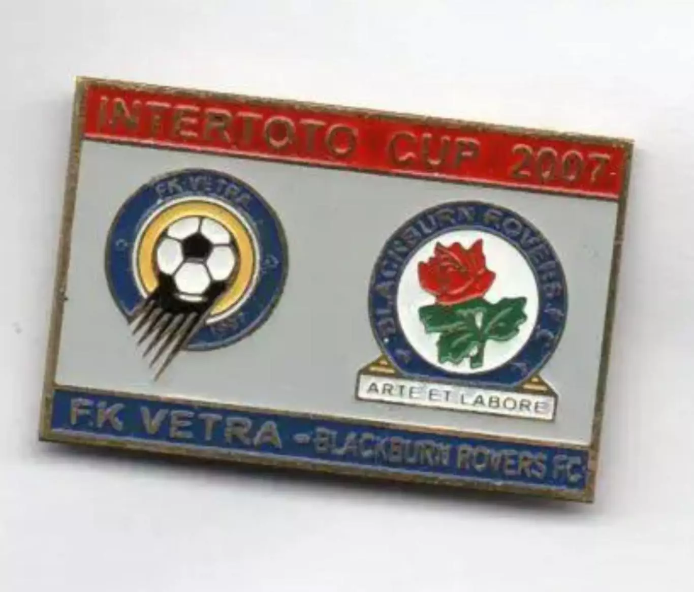 Знак футбол. Ветра Литва - Блэкберн Англия 2007
