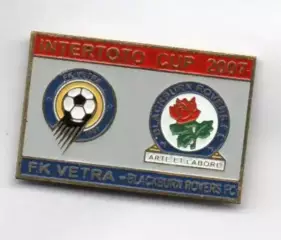 Знак футбол. Ветра Литва - Блэкберн Англия 2007