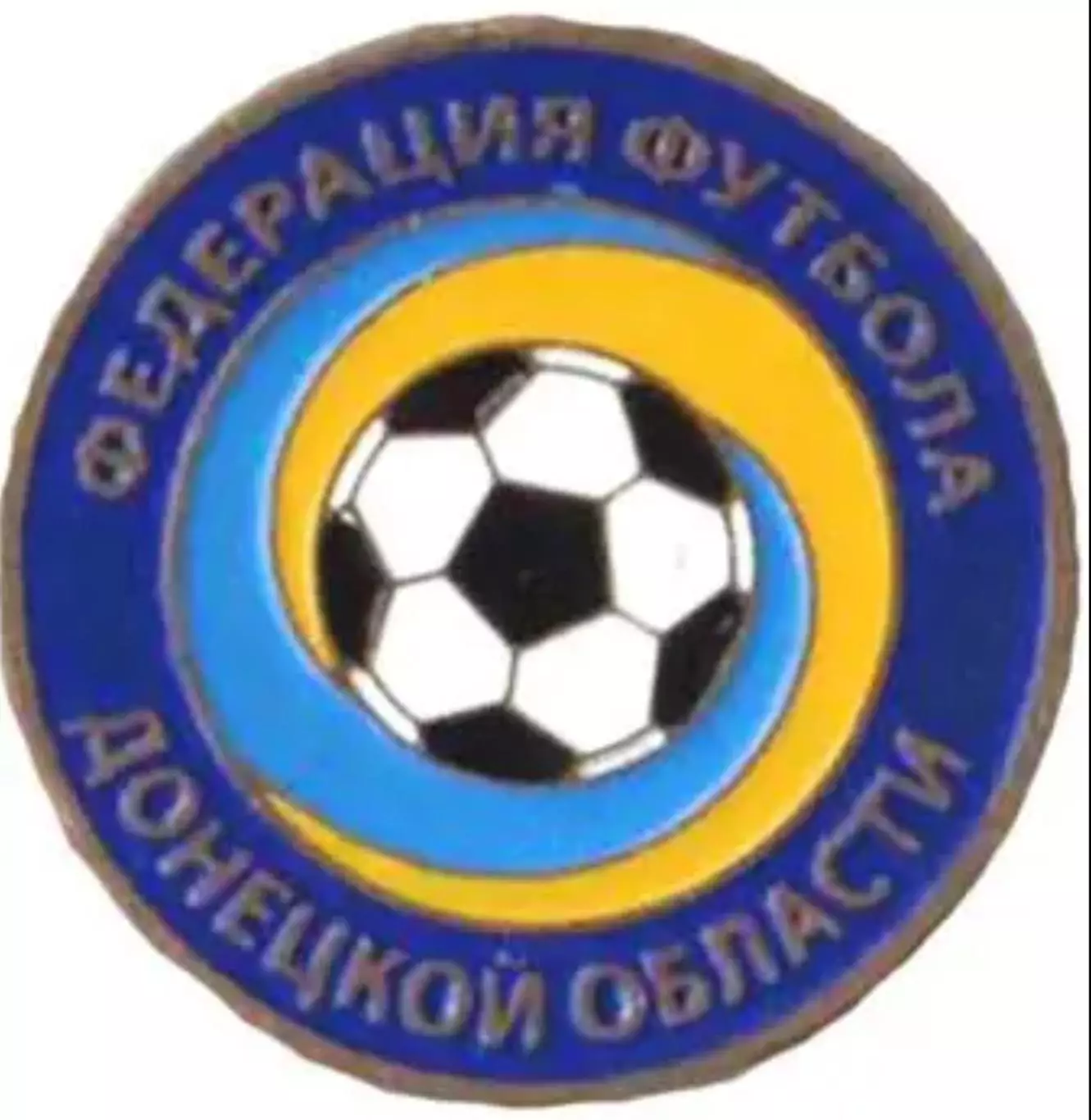 Знак футбол. Федерация Футбола Донецкая область (Украина)