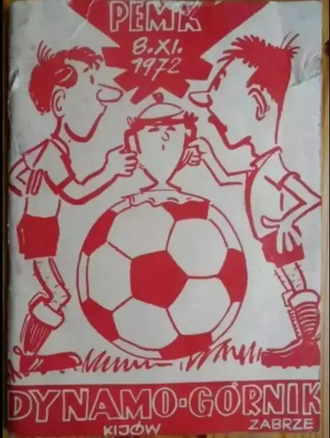 Гурник Польша - Динамо Киев Украина СССР 1972