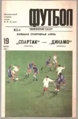 Спартак Москва - Динамо Москва 1989