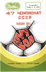 Торпедо Москва - Шахтер Донецк 1984