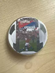 Знак Спартак Москва - Кроация Загреб Хорватия 1996-1997