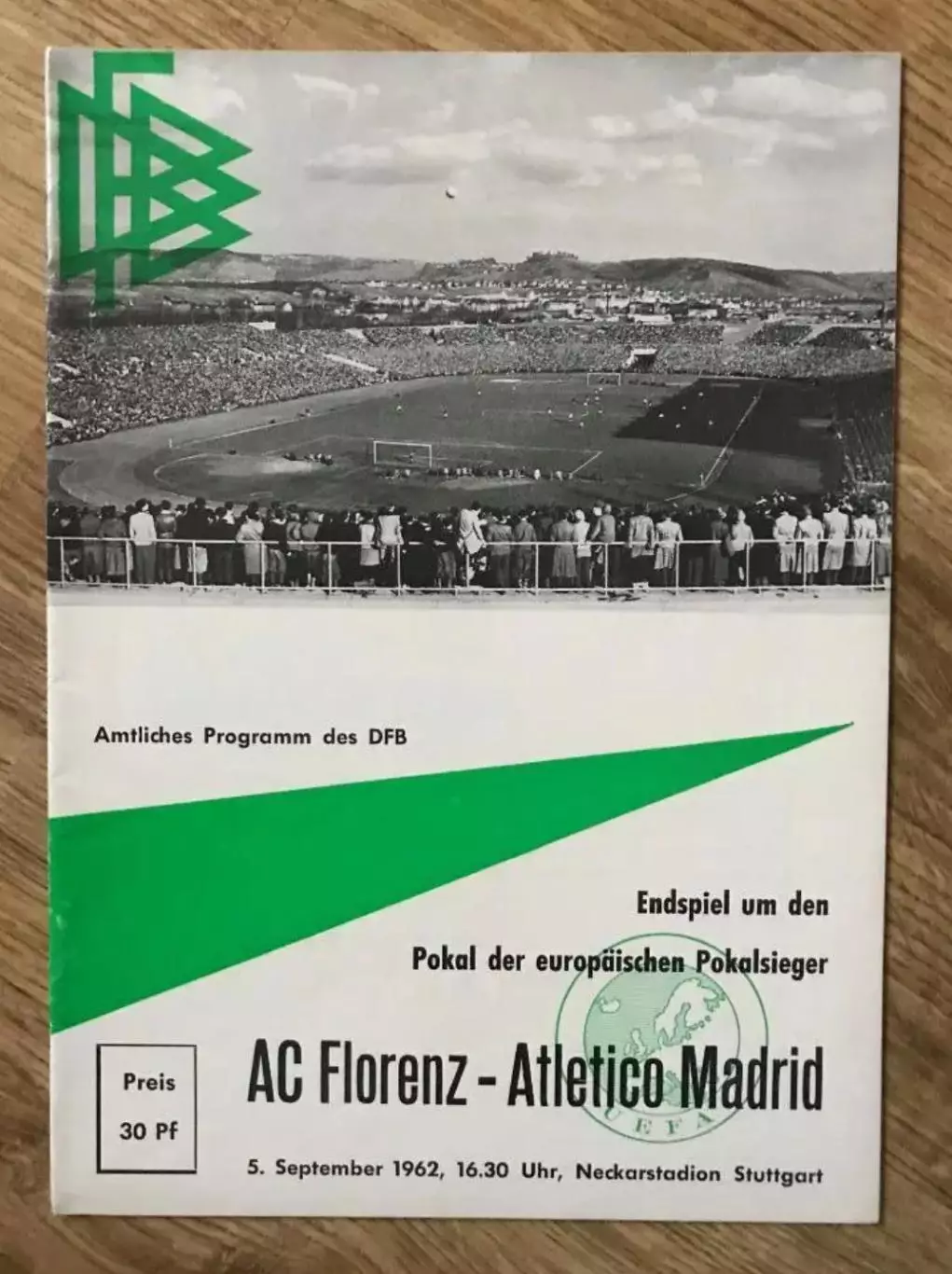 Атлетико Испания - Фиорентина Италия 1962 финал Кубок Кубков (Штуттгарт)