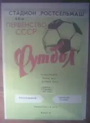 Ростсельмаш Ростов - Торпедо Таганрог 1981