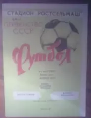 Ростсельмаш Ростов - Цемент Новороссийск 1981