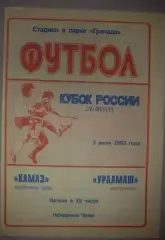 Камаз Набережные Челны - Уралмаш Екатеринбург 1993 кубок