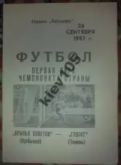 Крылья Советов Куйбышев - Геолог Тюмень 1987