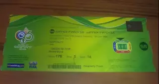 Футбол. Билет Украина - Италия 2006 Чемпионат Мира в Германии