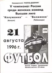 Калужанка Калуга - Волжанка Чебоксары 1996 женский футбол