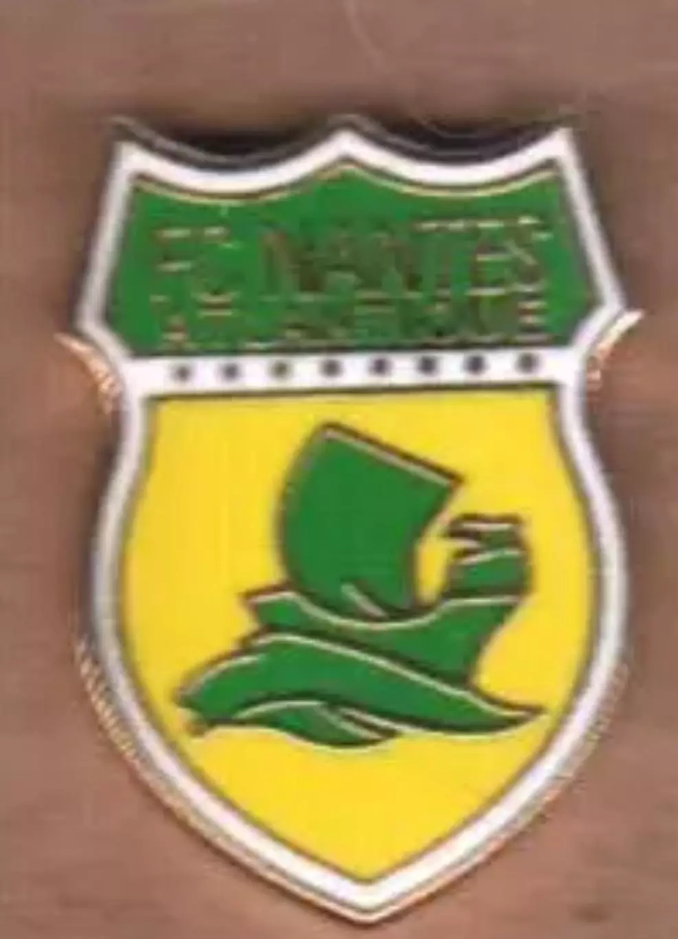 Футбол. Знак. Нант Франция (эмаль)