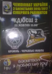 Баскетбол. БК Кремень Кременчуг - Черкасские Мавпы Черкассы 2016-2017 (1)