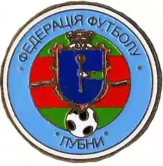 Знак футбол. Федерация Футбола Лубны Полтавская (Украина)