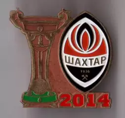 Знак Шахтер Донецк Чемпион Украины 2013-2014