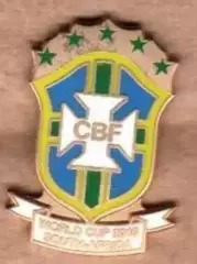 Футбол. Знак. Бразилия (Федерация Футбола)