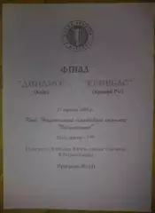 Динамо Киев - Кривбасс Кривой Рог 1999-2000 финал кубка Украины
