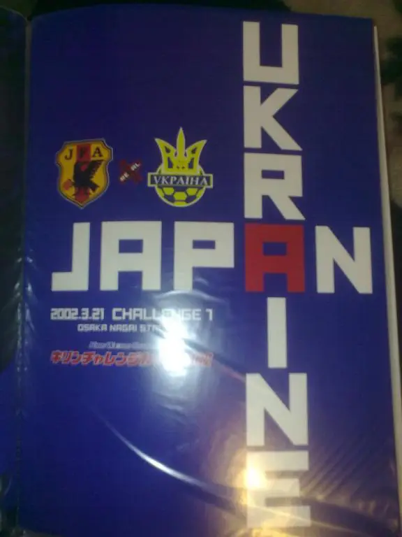 Япония - Украина 2002
