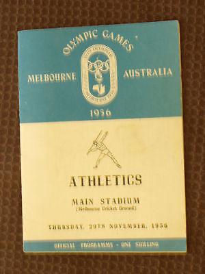 Программа Олимпийские Игры 1956 - Легкая Атлетика