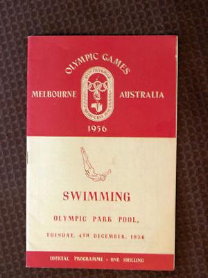 Программа Олимпийские Игры 1956 - Плаванье