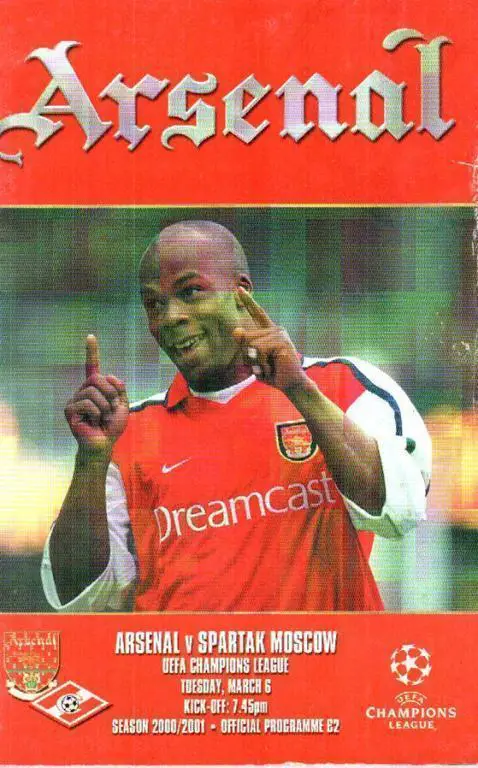 Арсенал Лондон - Спартак Москва Россия 2000-2001