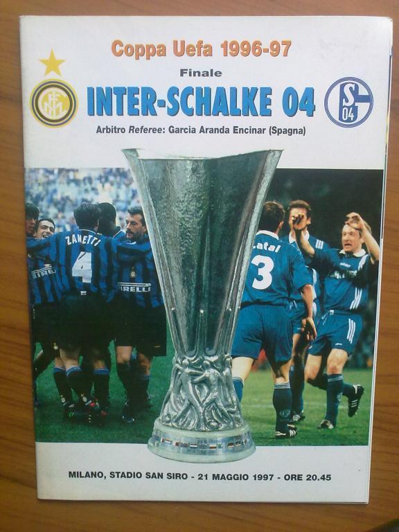 Интер Италия - Шальке Германия 1997 финал кубкок УЕФА