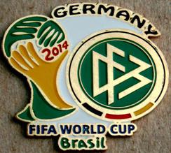 Знак футбол. Чемпионат Мира 2014 - Германия (федерация)