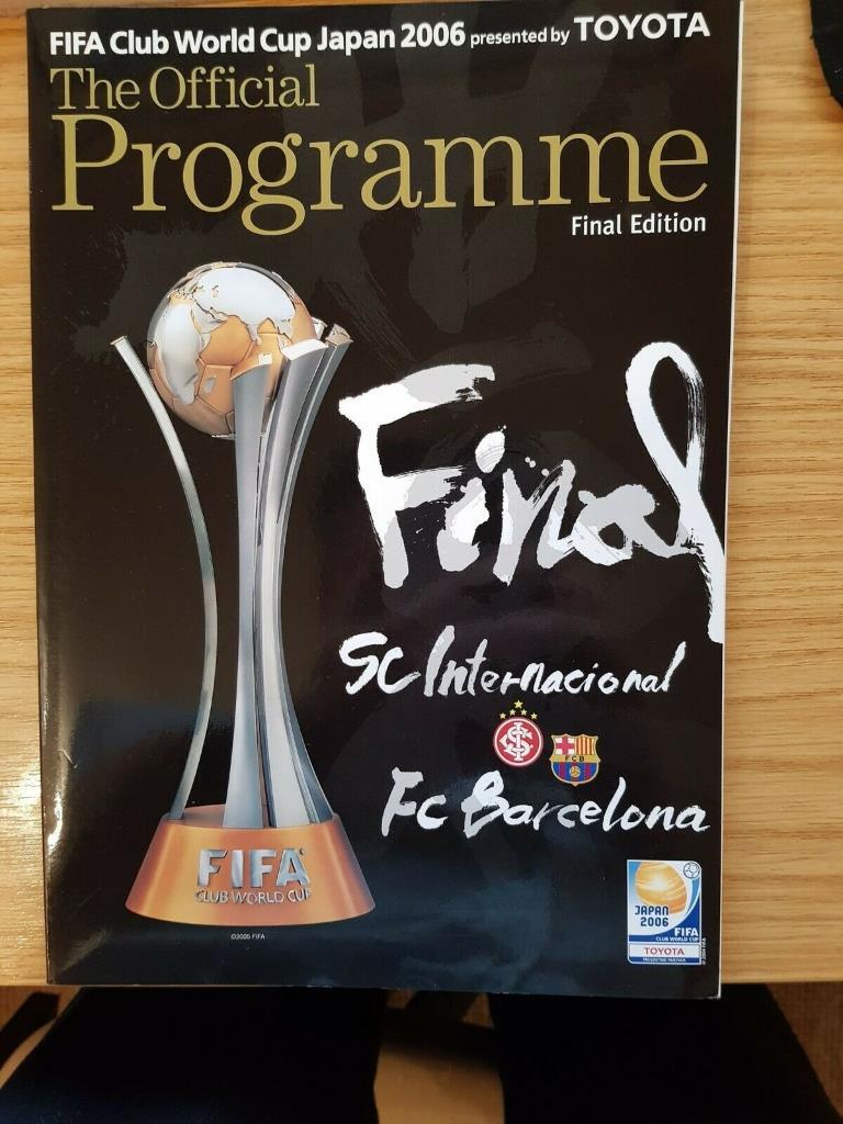 Программа Клубный Чемпионат Мира 2006 финал Барселона - Интернасьональ
