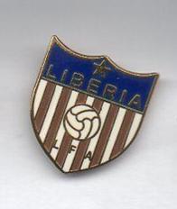 Футбол. Знак. Либерия (Федерация Футбола)