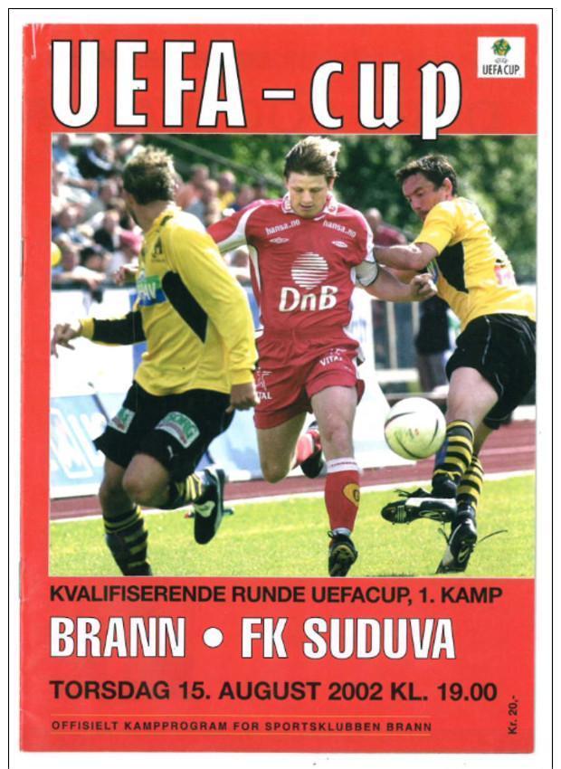 Бранн Норвегия - Судува Литва 2002 Кубок УЕФА