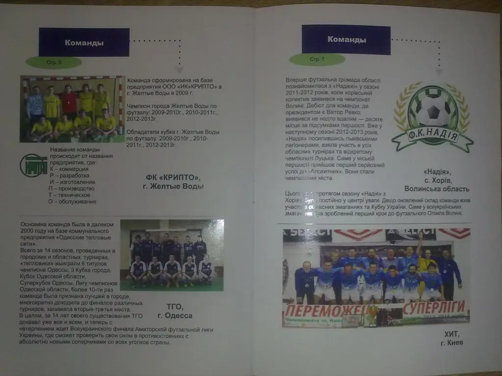 Мини-футбол. Аматоры 2014 - Никополь, Винница, Кривой Рог, Николаев, Желтые Воды 3
