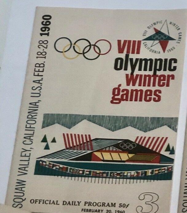 Хоккей. Программа Олимпийские Игры 1960 СССР - Финляндия