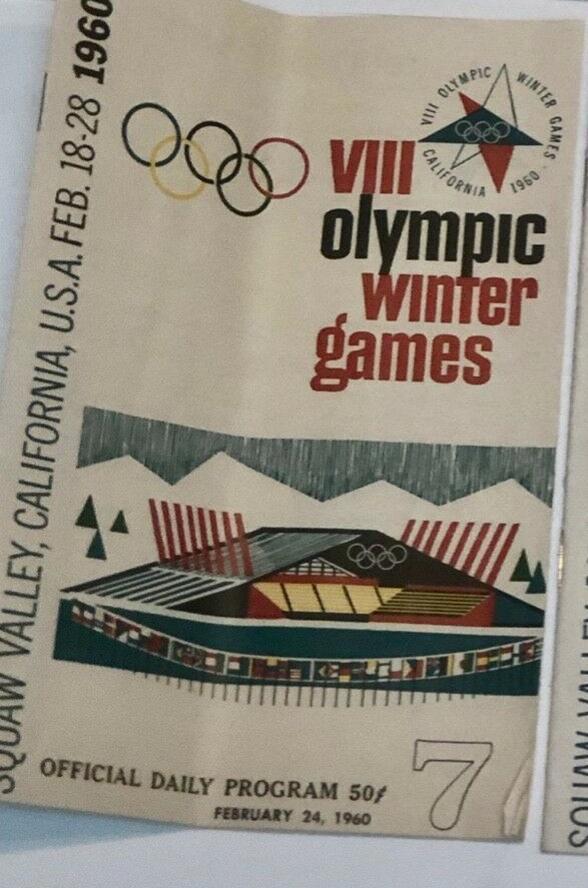 Хоккей. Программа Олимпийские Игры 1960 СССР - Швеция